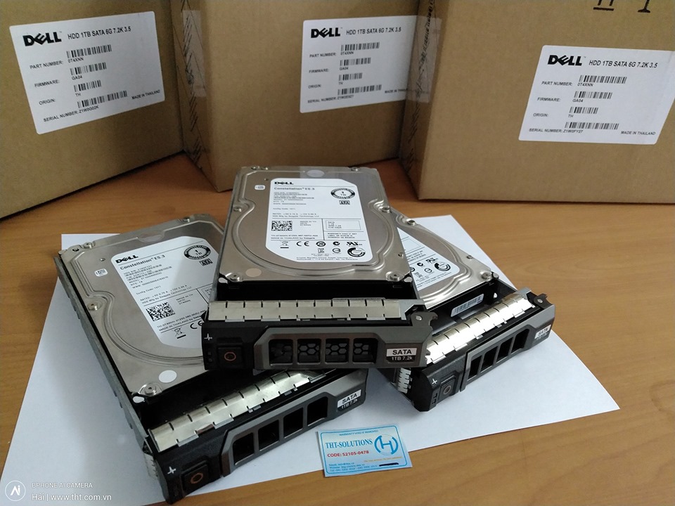 0T4XNN Dell HDD 1TB SATA 6G 7.2K 3.5″