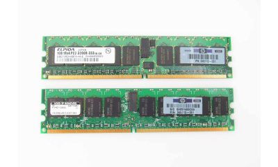 HP 1GB (2 x 512MB) PC2-3200 DDR2